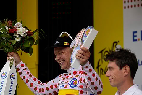 Jonas Abrahamsen, best climber of stage 4